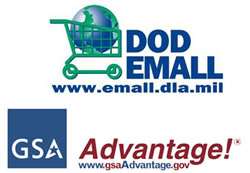 GSA Advantage and  DOD Emall