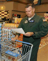 Military People Shopping